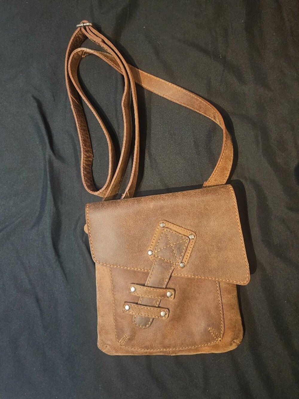 Real Leather Purse/ messenger bag Adrian Klis
